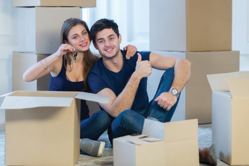 Office removal team planning a move in Hampstead