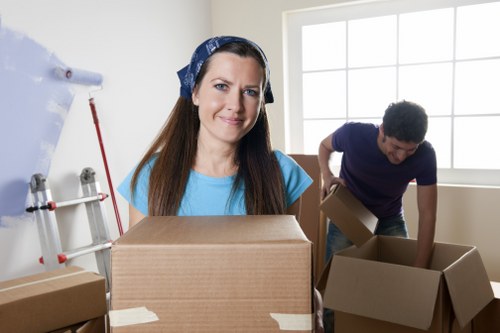 Professional moving van loading for Hampstead customers