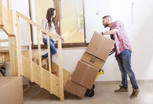 Hampstead Removals team completing a professional move